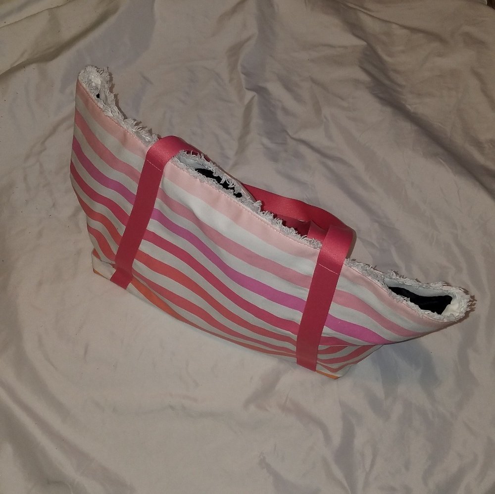 Victoria's Secret canvas open tote bag. - Picture 4 of 8